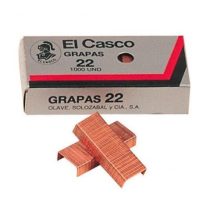 Grapas El Casco Nº22 Caja de 1000 Unidades – Fabricadas en el País Vasco